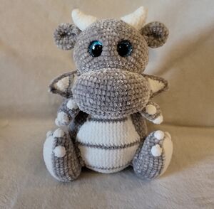 Handmade Crochet Dragon